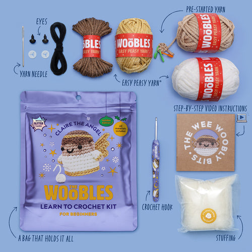 Claire the Angel Crochet Kit - Easy Step Crochet