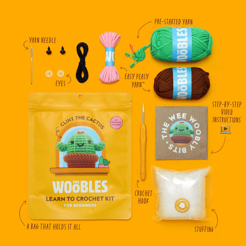 Clint the Cactus Crochet Kit - Create Big