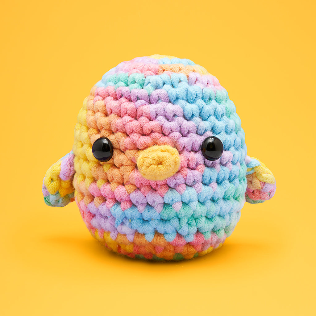 Kiki the Chick Pastel Crochet Kit - Cozy Craft Time