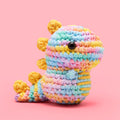 Fred the Dinosaur Pastel Crochet Kit - Stitch and Smile