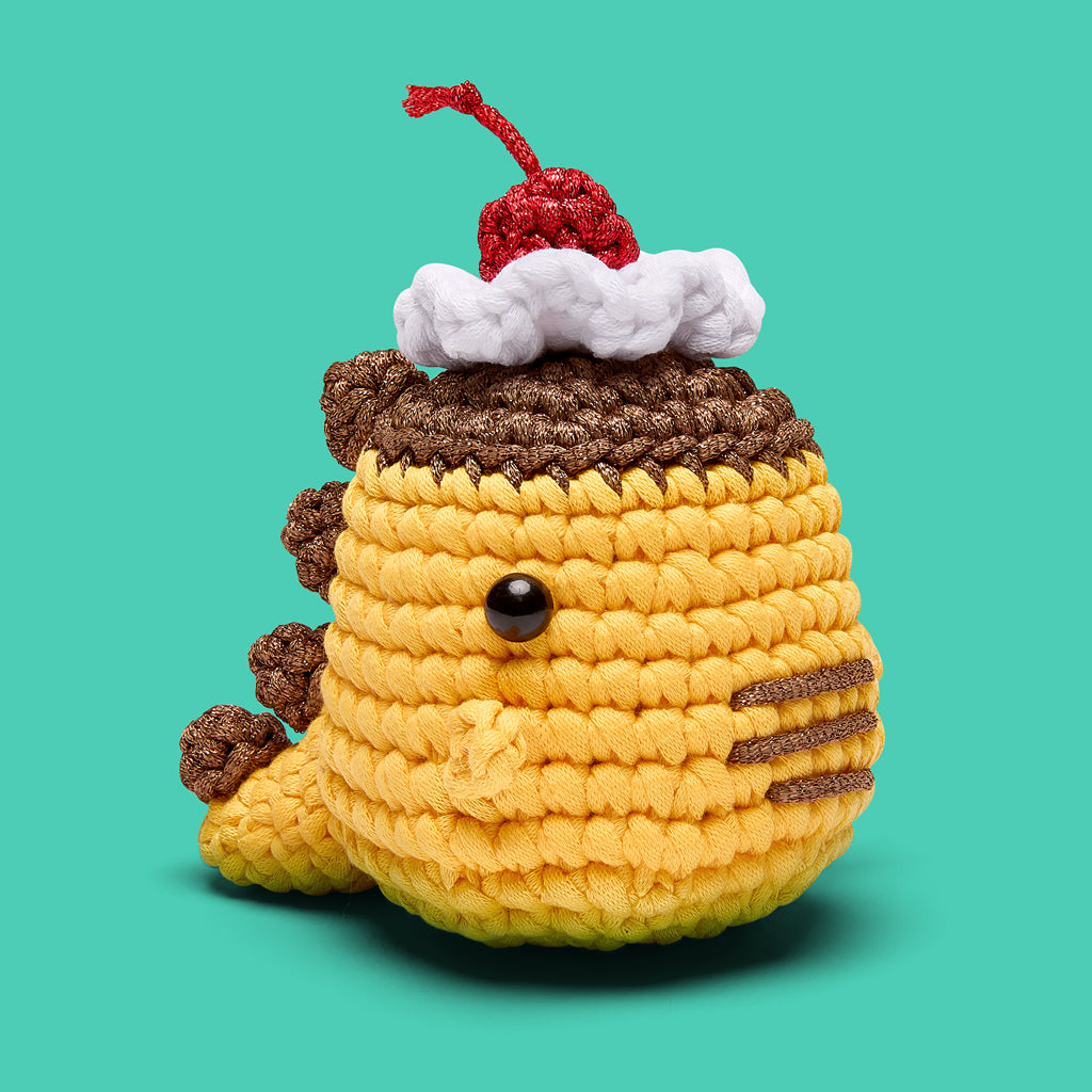 Fred The Dino: Sweetie Edition Crochet Kit - The Beginner Favorite
