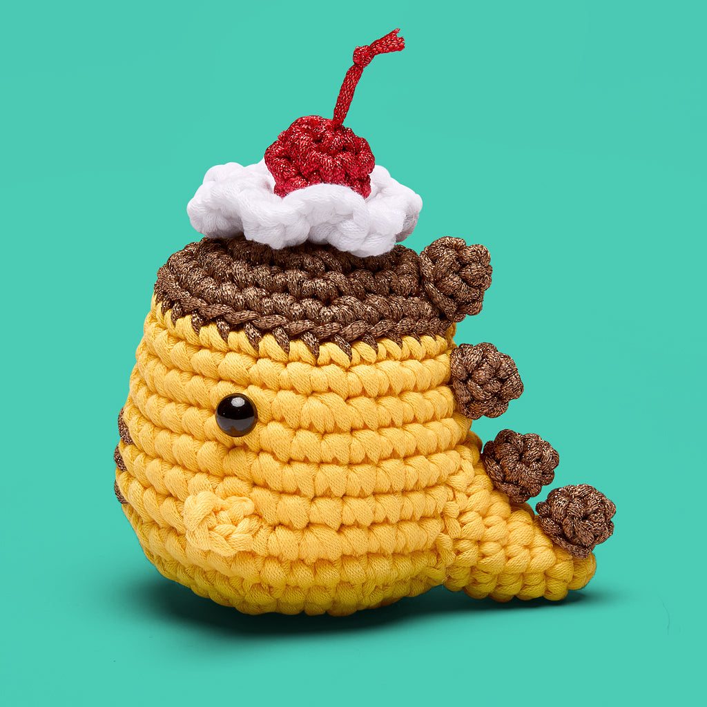 Fred The Dino: Sweetie Edition Crochet Kit - The Beginner Favorite