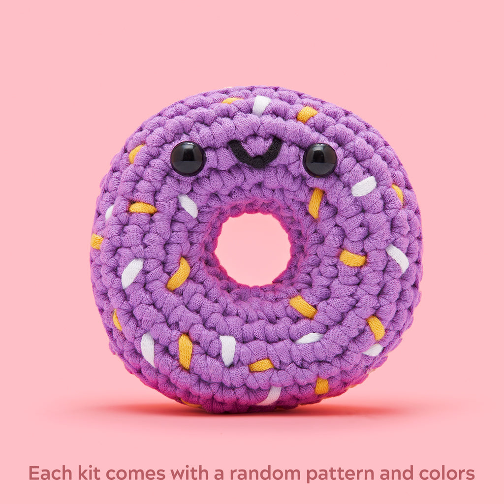 Mystery Donut Crochet Kit - Beginner Guided Kit