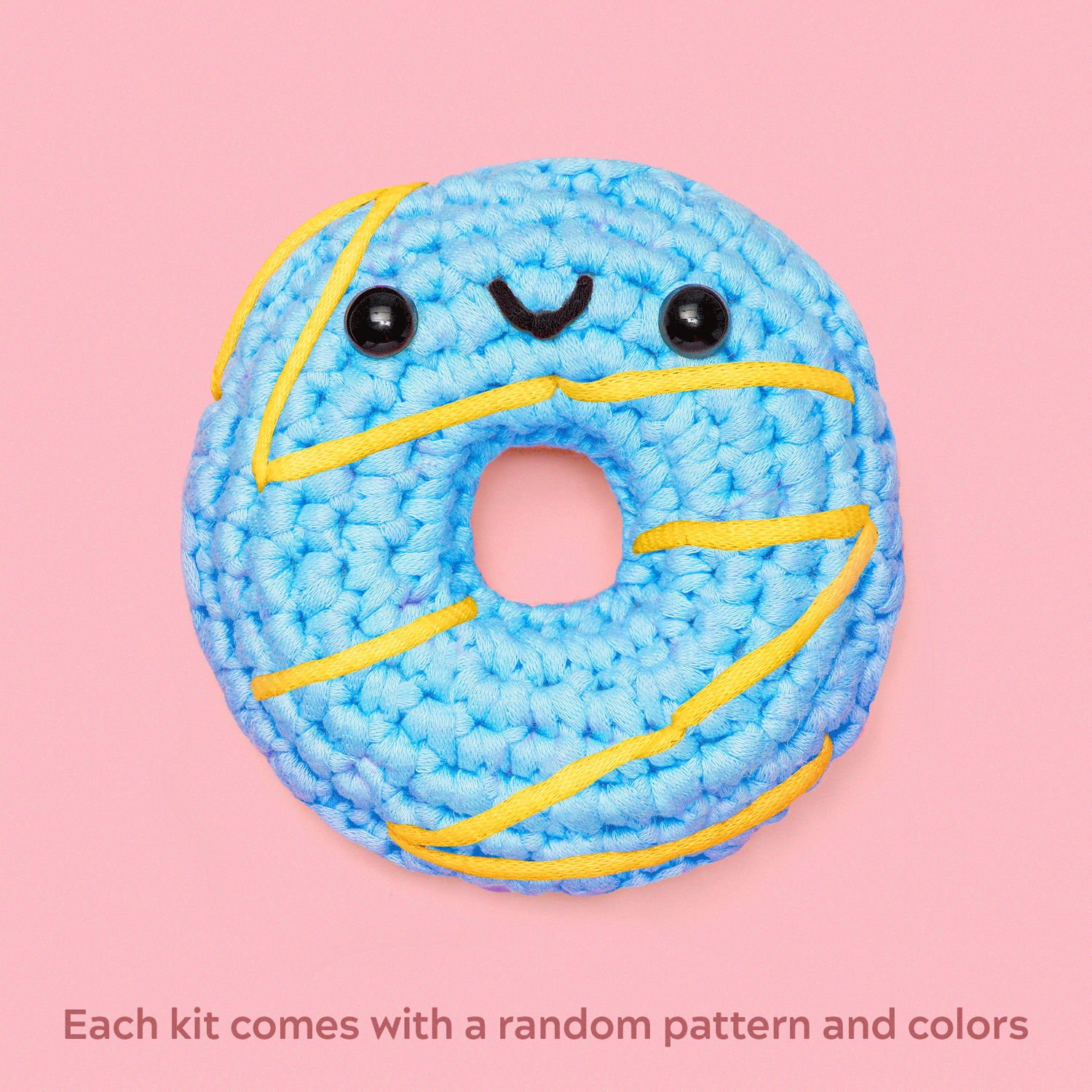 Mystery Donut Crochet Kit - Beginner Guided Kit