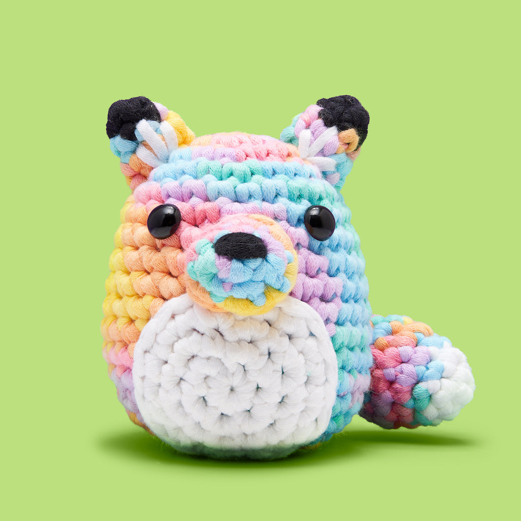 Felix the Fox Pastel Crochet Kit - Craft Time Starts Here
