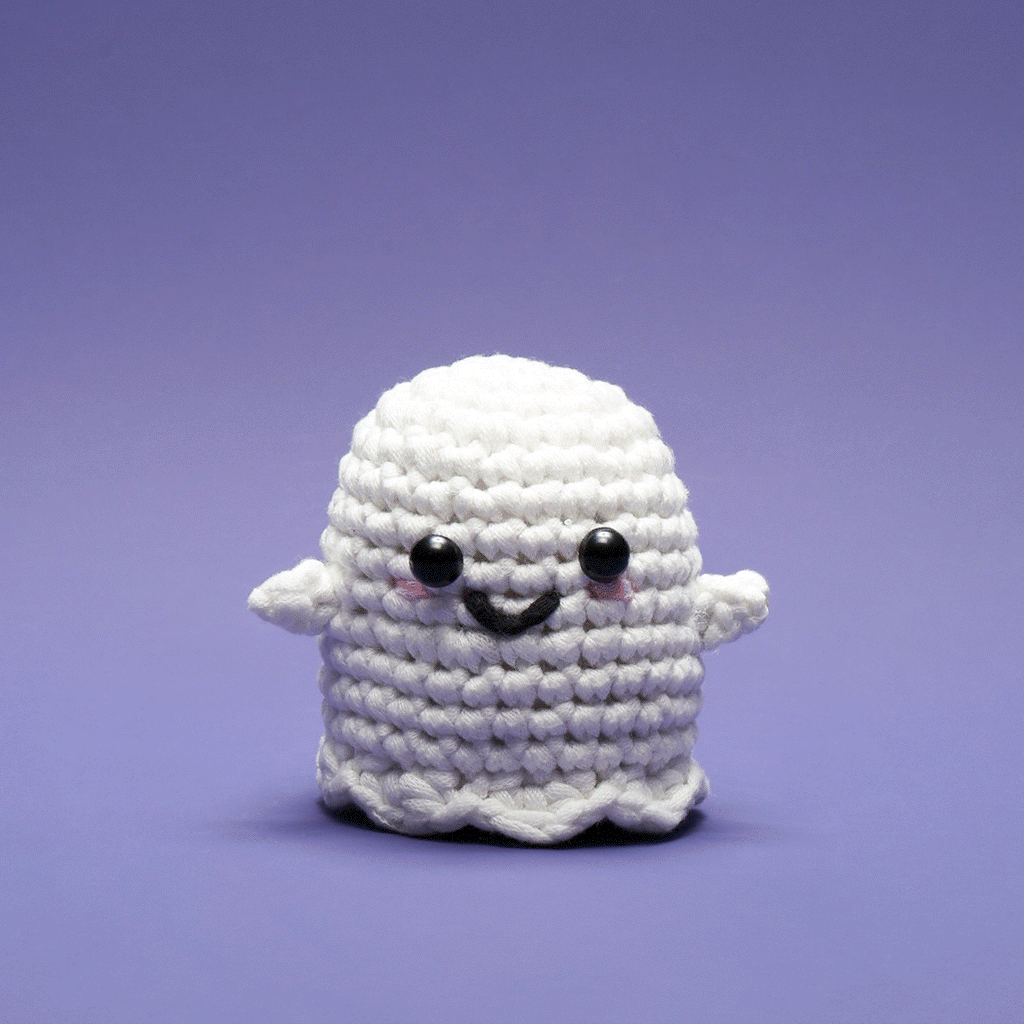 Snooky the Ghost Crochet Kit - Yarn. Hook. Fun.