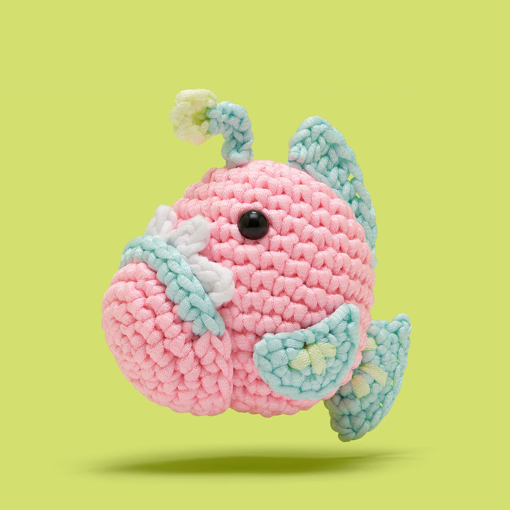Poe the Angler Fish Crochet Kit - DIY Kit Favorite