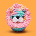 Sebastian the Lion Pastel Crochet Kit - Woobles Kit Big Smile