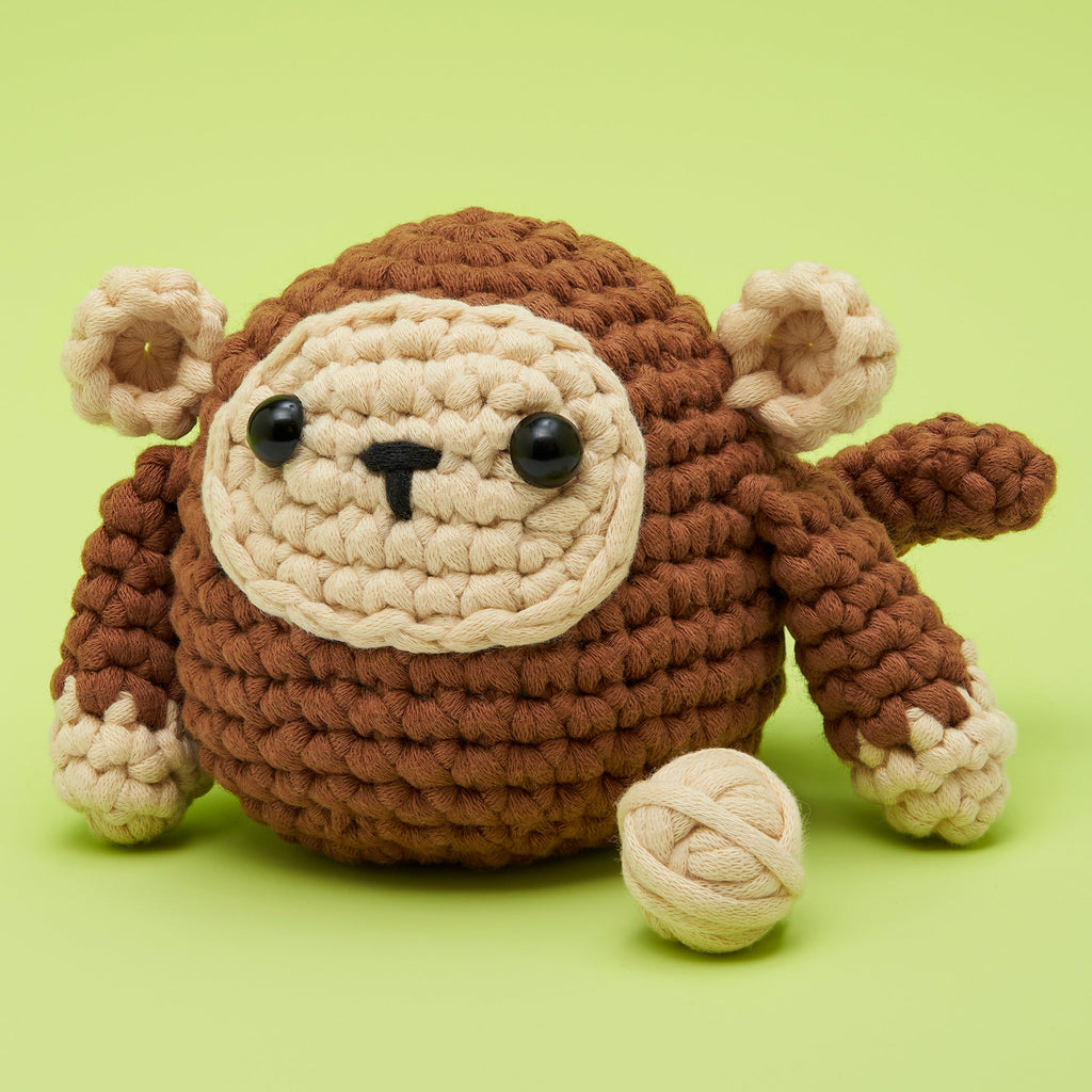 Jack the Monkey Crochet Kit - Cute Crafts Daily
