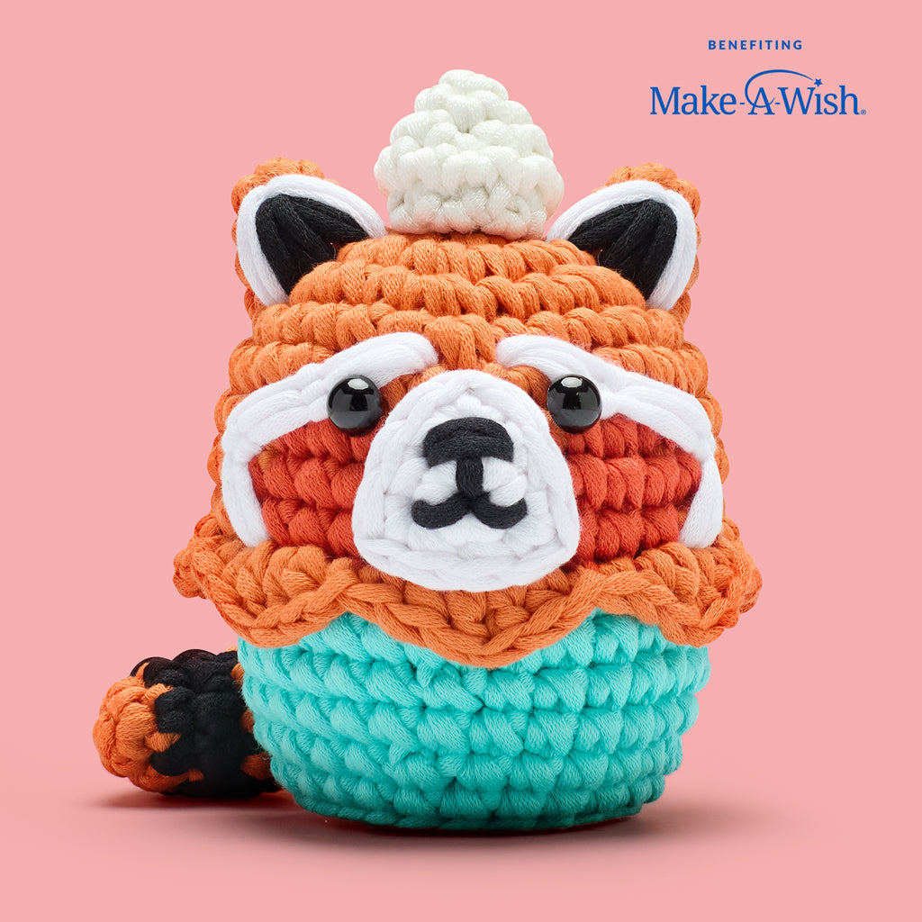 Paige the Red Panda: Cupcake Edition Crochet Kit - The Crochet Starter