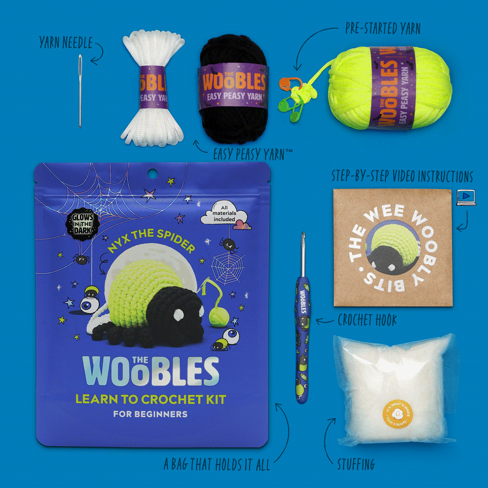 Nyx the Spider Crochet Kit - Step-by-Step Crochet