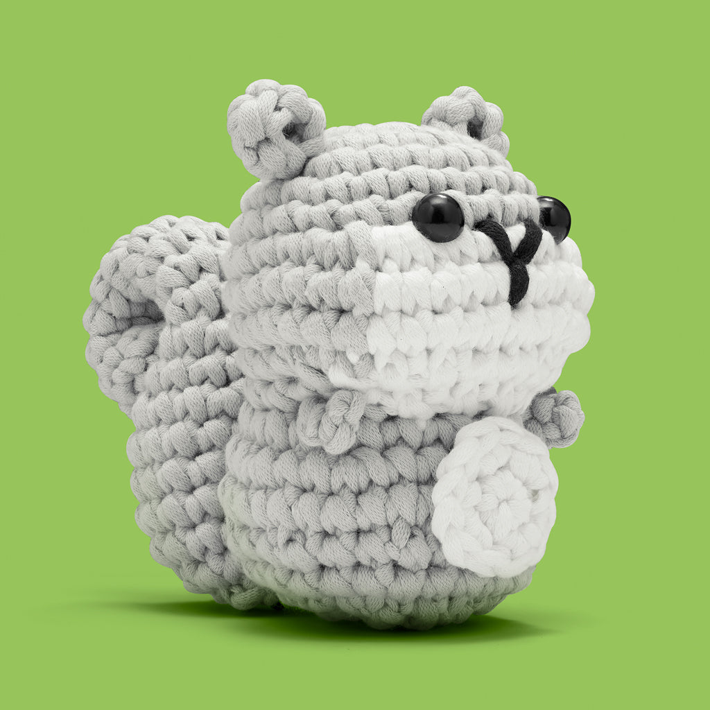 Ace the Squirrel Crochet Kit - Little Kit Big Fun