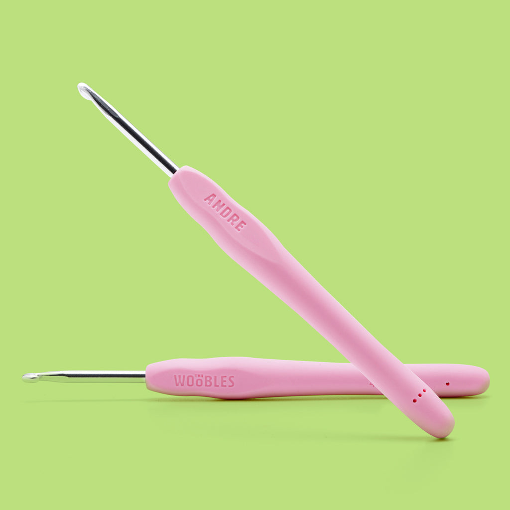 Andre the Skunk Pink Crochet Kit - Meet Your Wooble