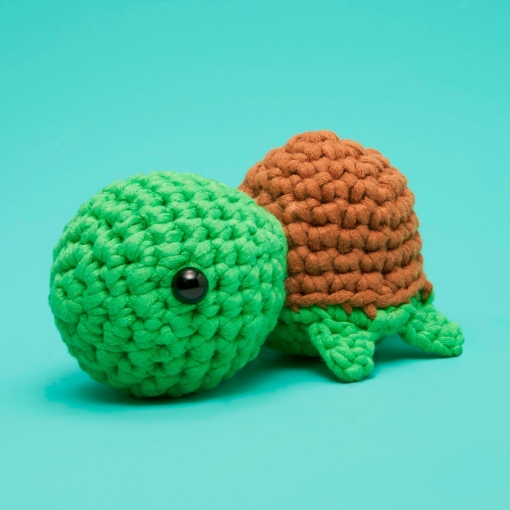 Emilio the Turtle Crochet Kit - Woobles Gift Pick