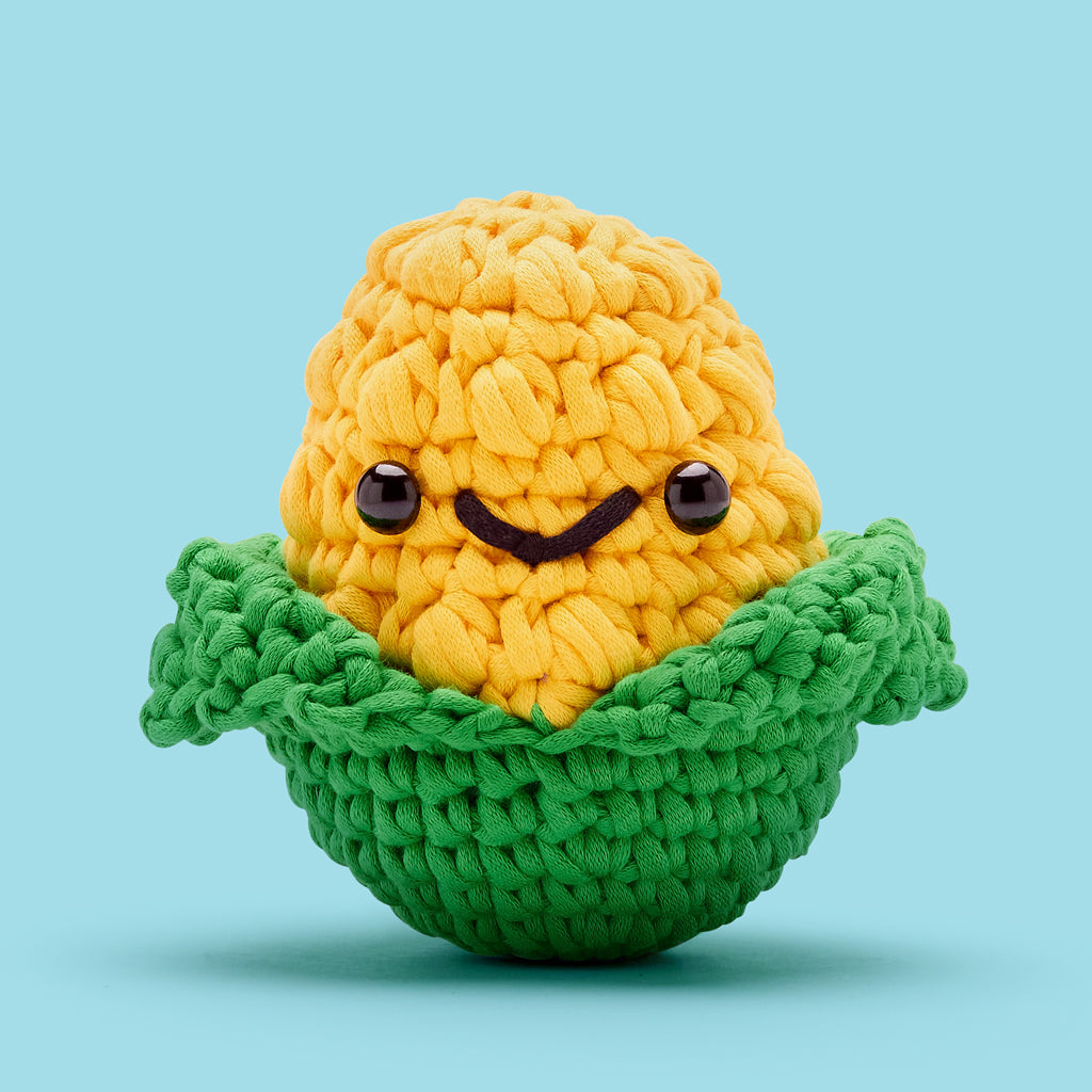 Ernie the Corn Crochet Kit - Craft Something Fun