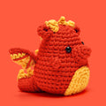 Kaida the Dragon Red Crochet Kit - Meet Your Wooble