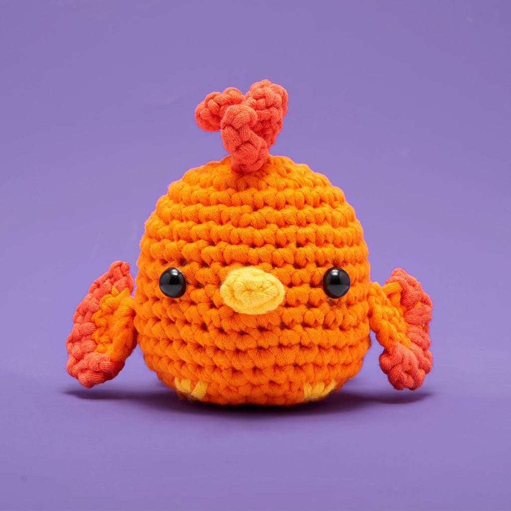 Albie the Phoenix Crochet Kit - Make Your First Wooble