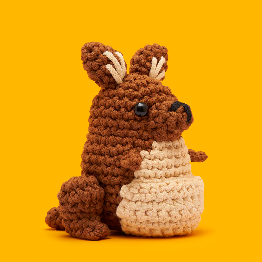 Bella the Kangaroo Crochet Kit - Craft Big