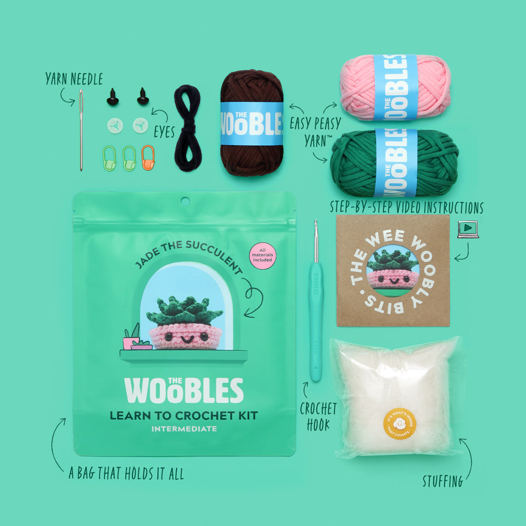 Jade the Succulent Crochet Kit - Pick Up the Hook
