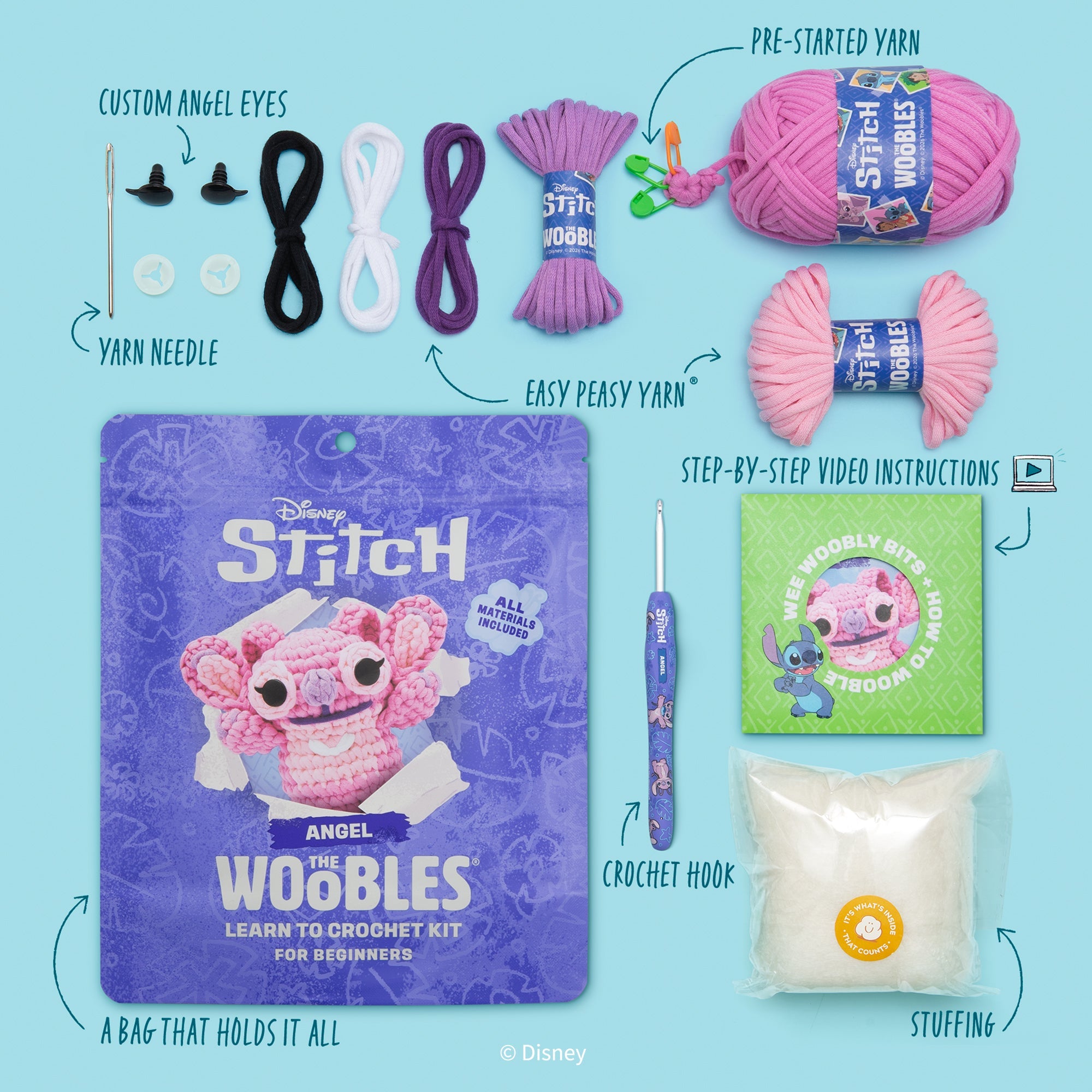 Angel Crochet Kit - Crochet at Home