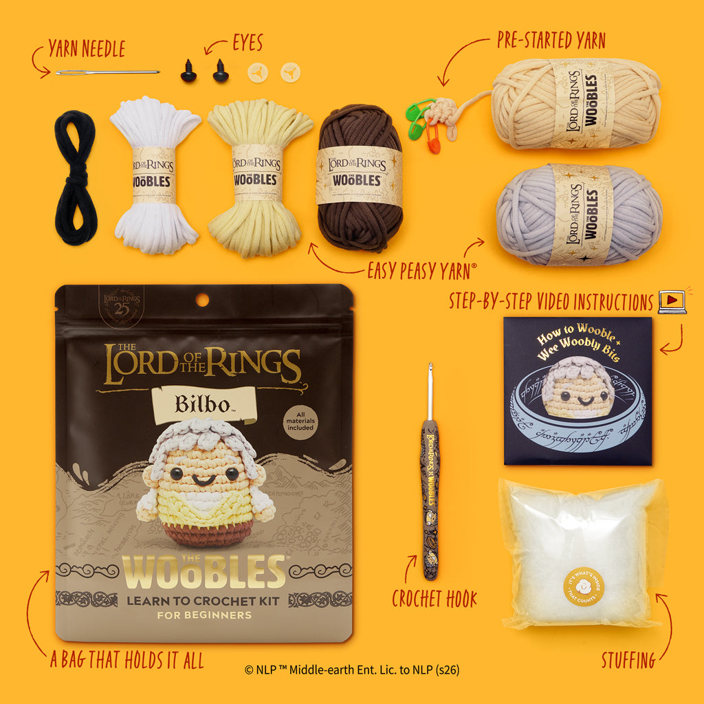 Bilbo™ Crochet Kit - Beginner Guided Kit