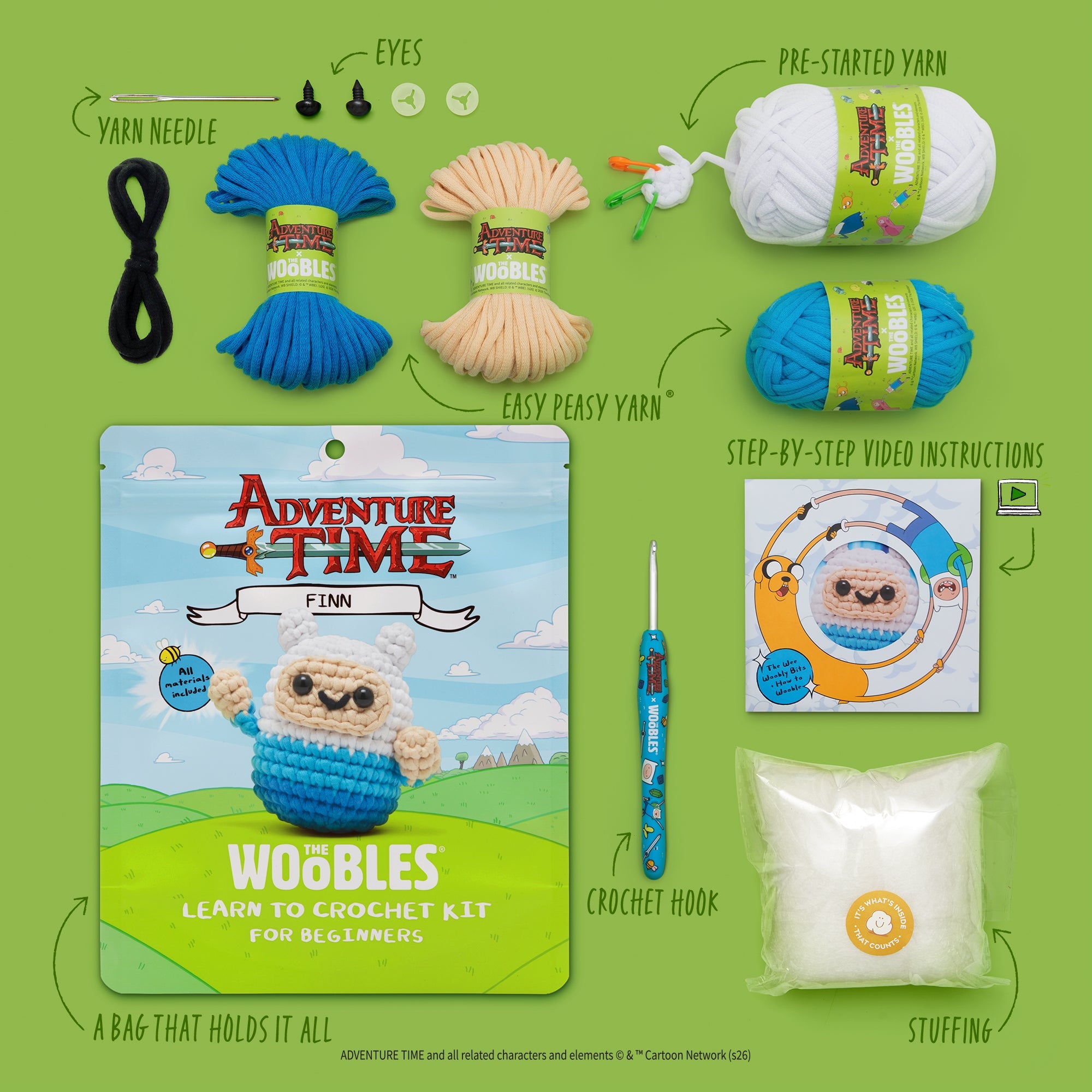 Finn Crochet Kit - Turn Yarn into Friends