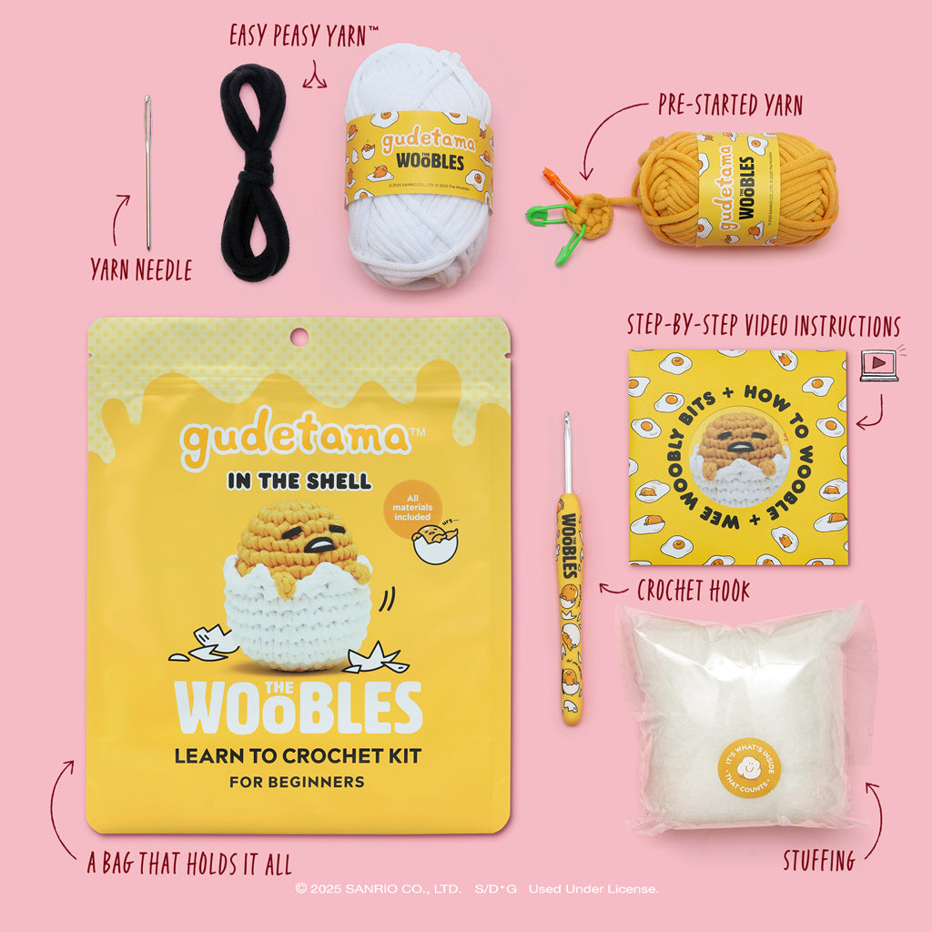 Gudetama™ Shell of a Time Bundle - Learn One Stitch
