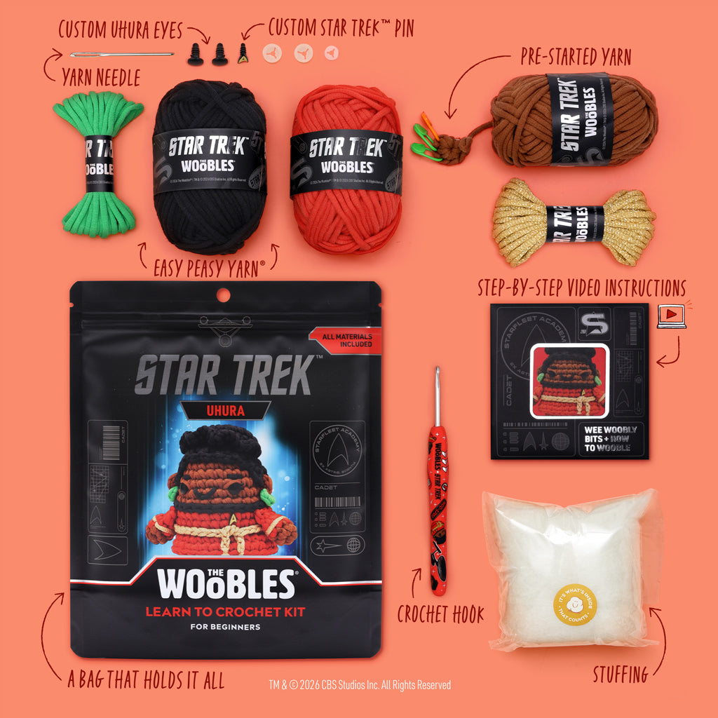 Uhura Crochet Kit - For Handmade Fun