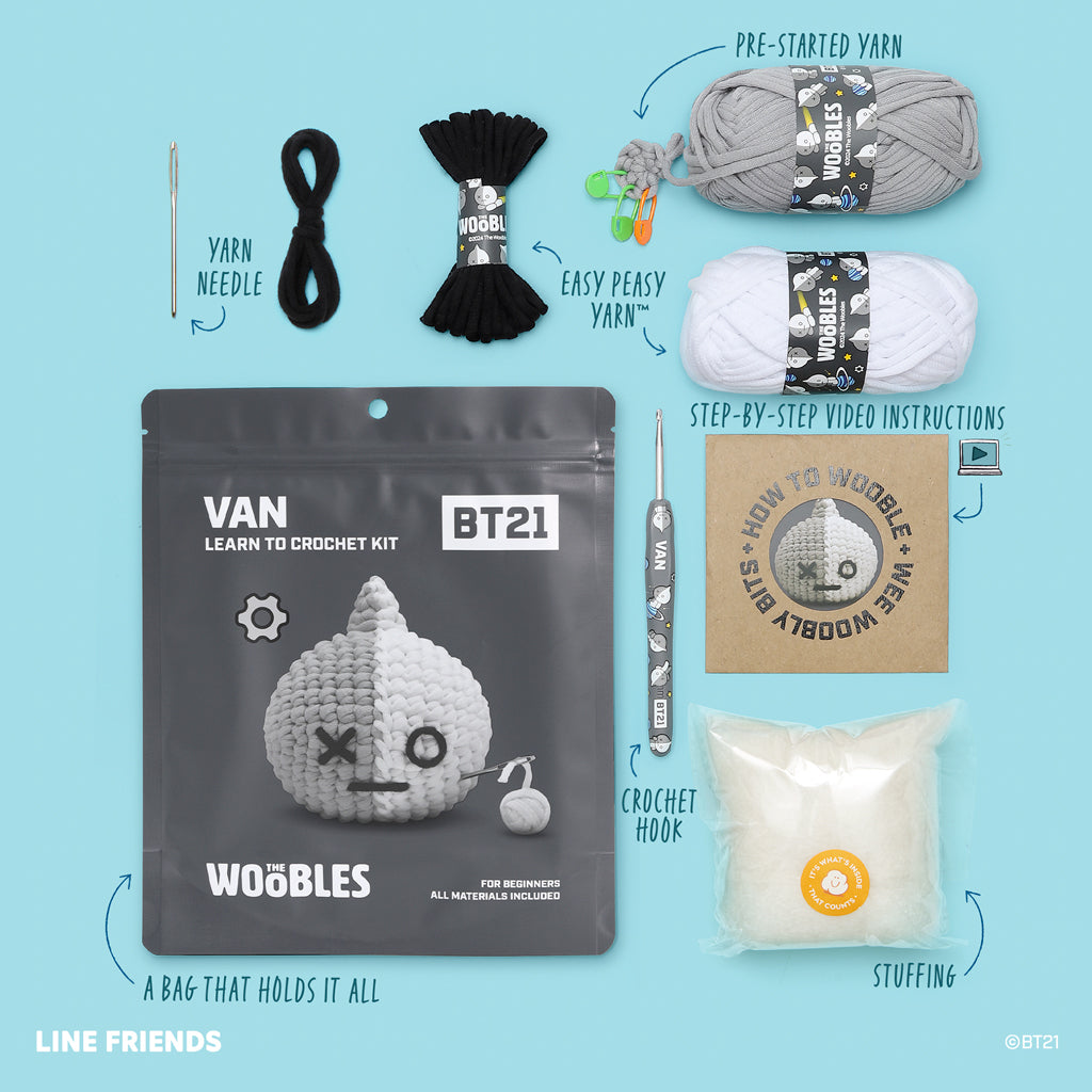VAN Crochet Kit - A Kit That Teaches