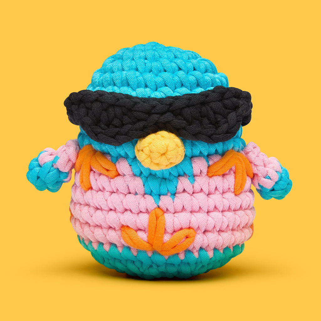Pierre the Penguin: Vacation Edition Crochet Kit - For Weekend Projects
