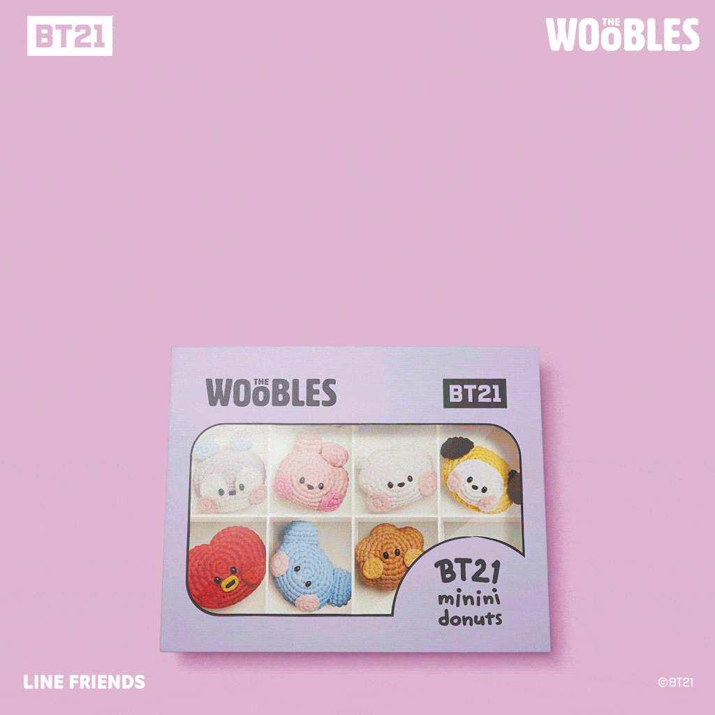BT21 minini Donut Collector’s Box - The Cute Crochet Kit