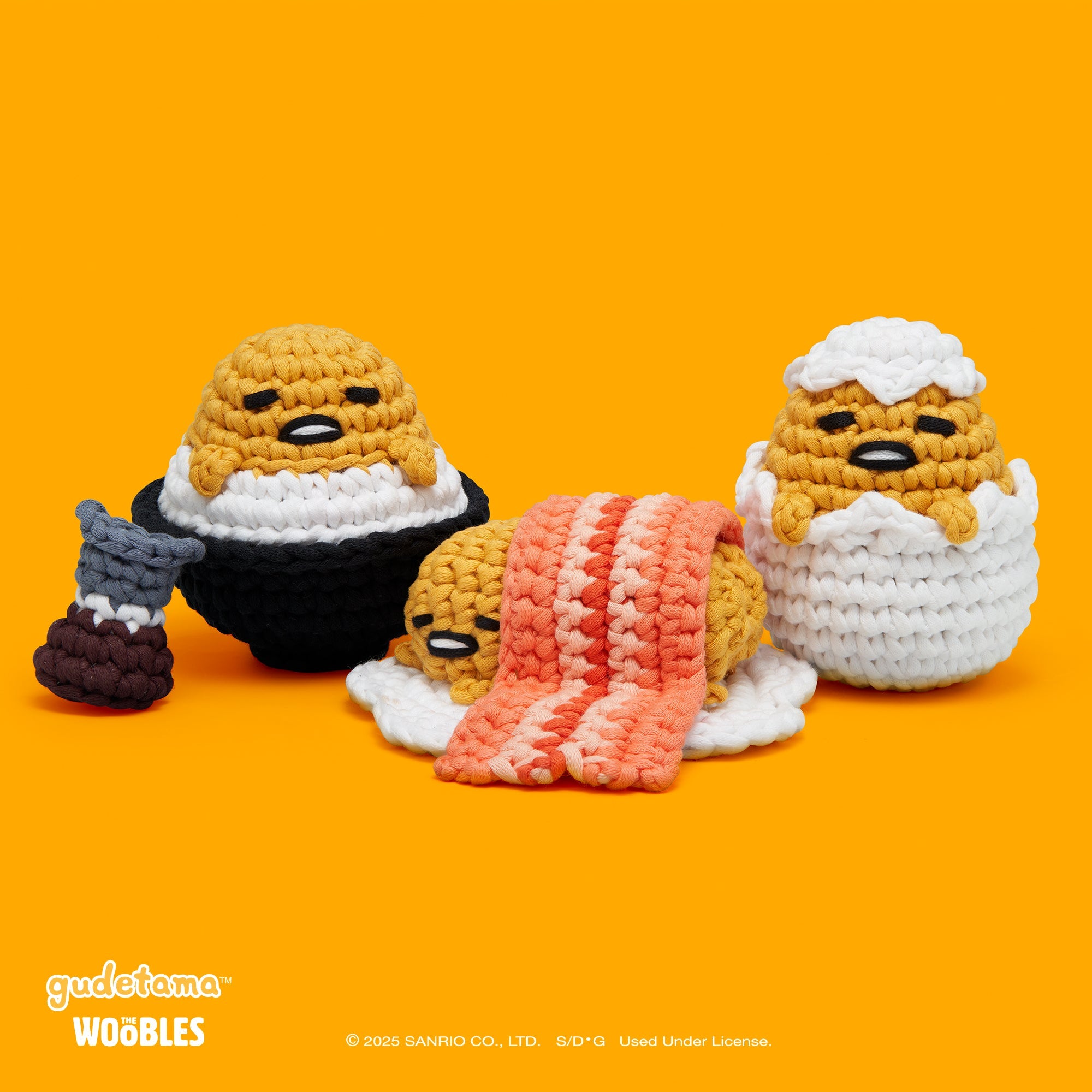 Gudetama™ Eggs-press Yourself Bundle - Woobles Stitch Fun