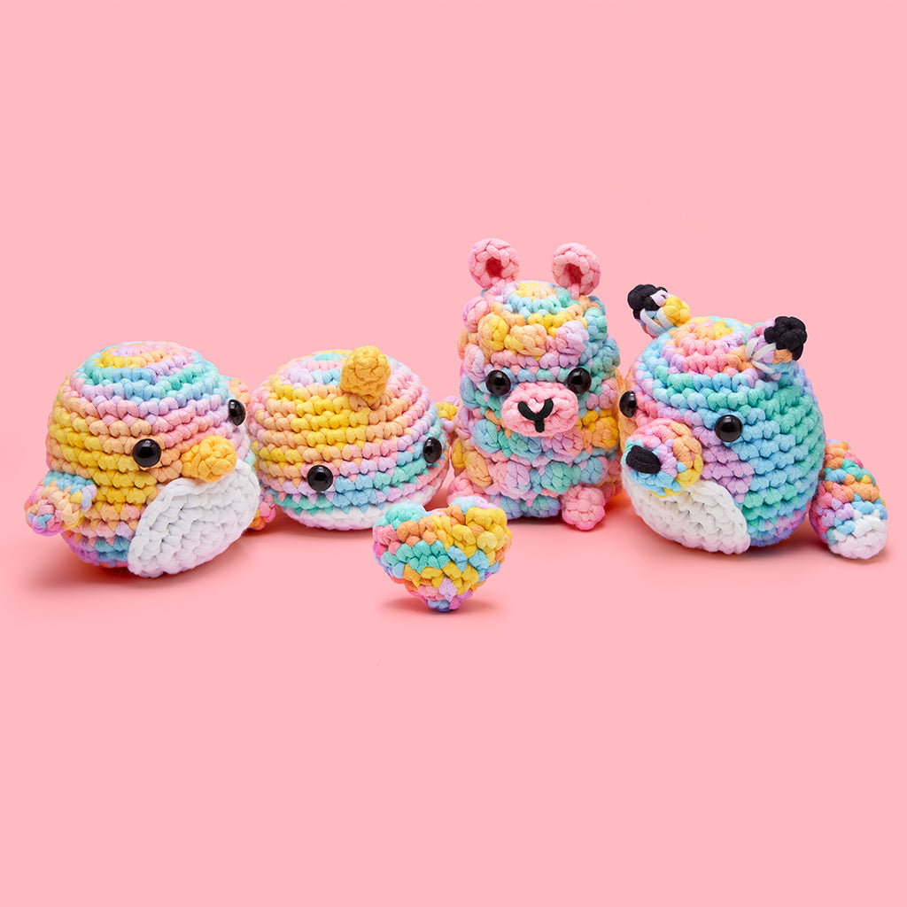 Tiny Pastel Heart Accessory Kit - Ready with Hook