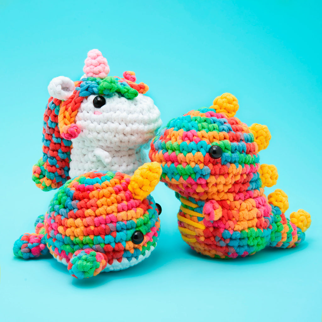 Retro Rainbow Revelers Bundle - Crochet for Beginners