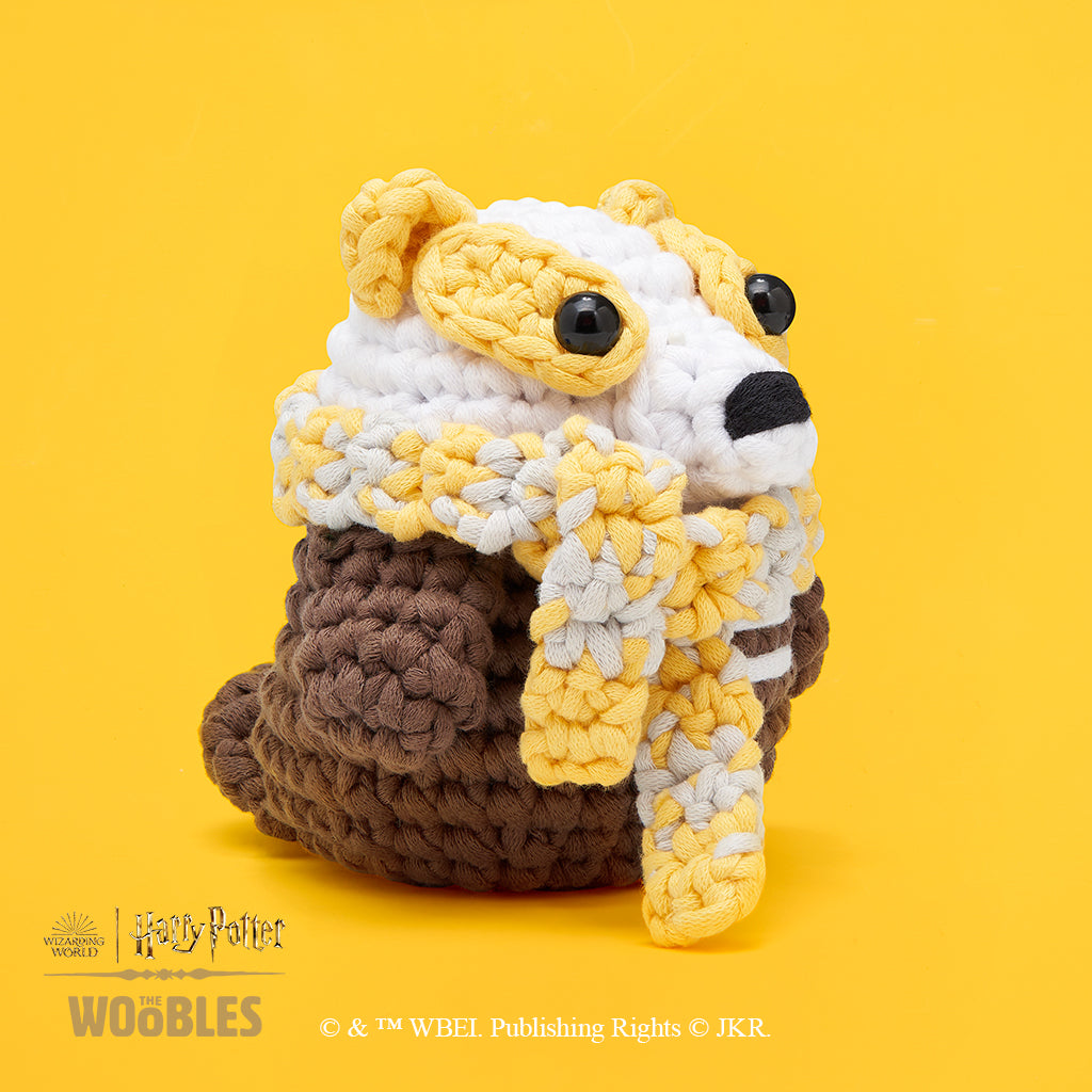 Hufflepuff™ Badger and Scarf Bundle - For Simple Crafting