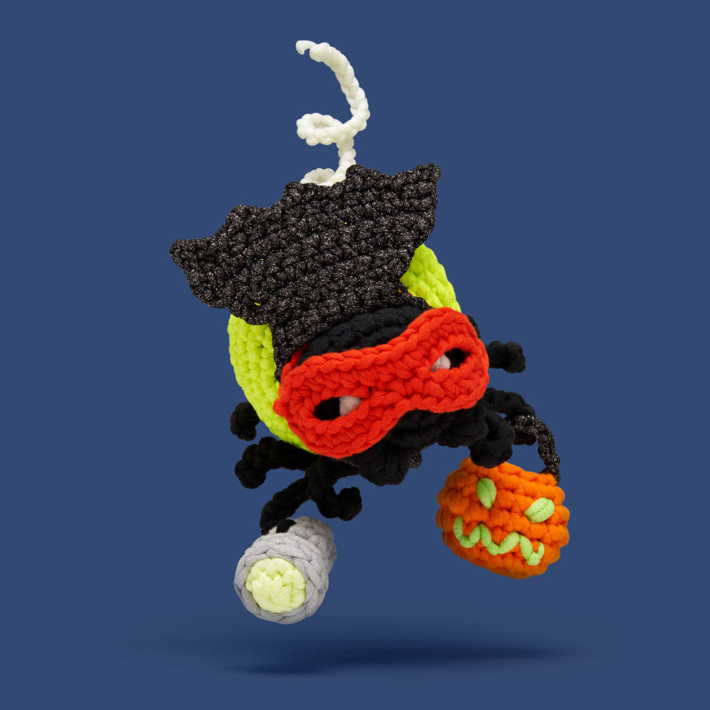 Tiny Halloween Mask Accessory Kit - Learn Crochet Today