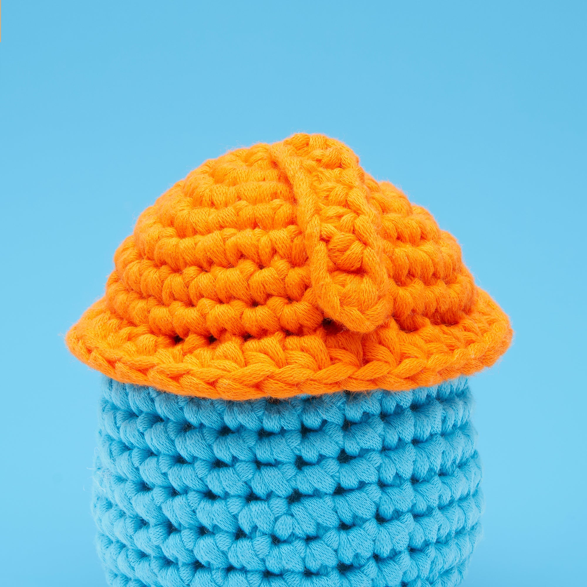 Tiny Construction Hat Accessory Kit - Turn Yarn into Woobles