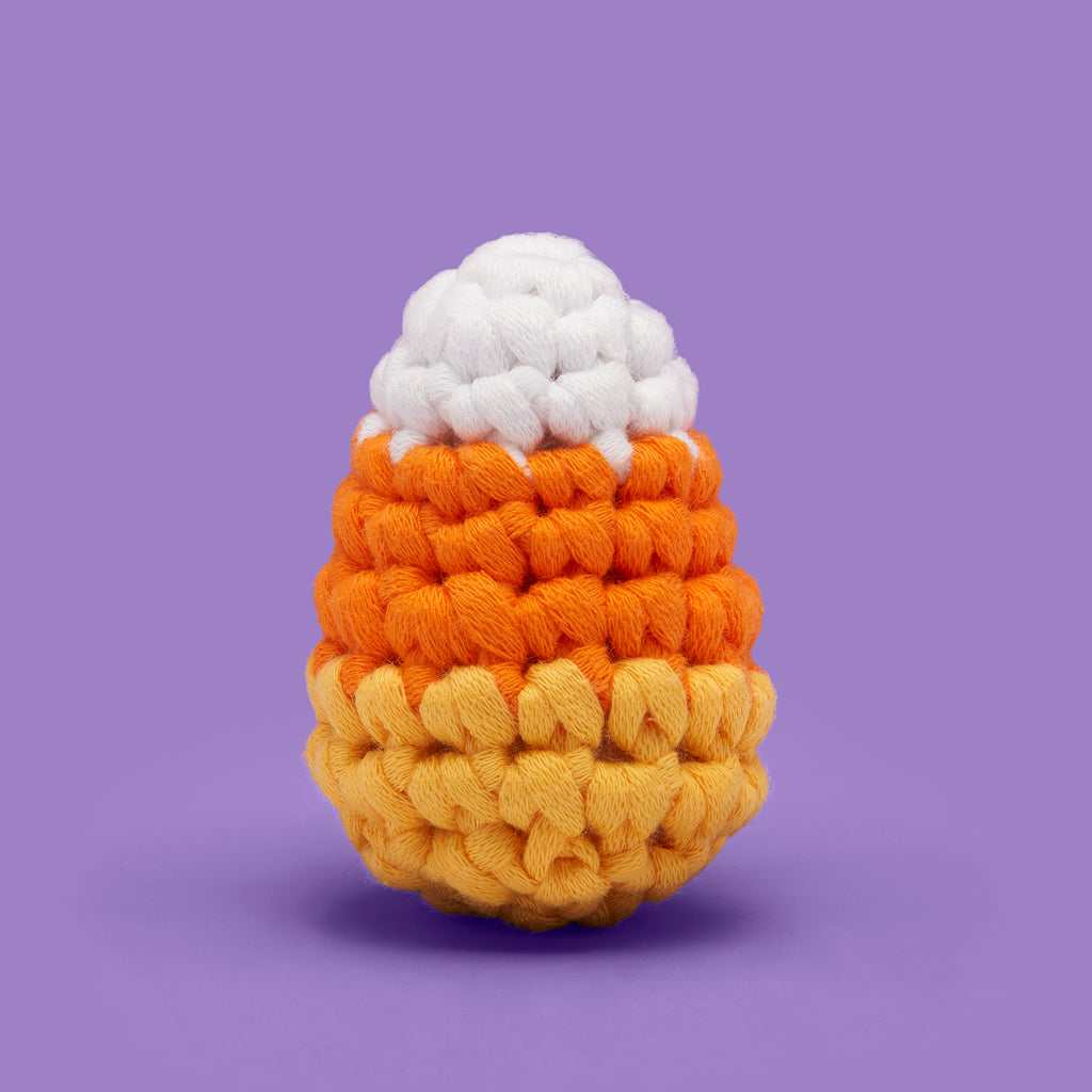 Tiny Candy Corn Accessory Kit - Easy Crochet Kits