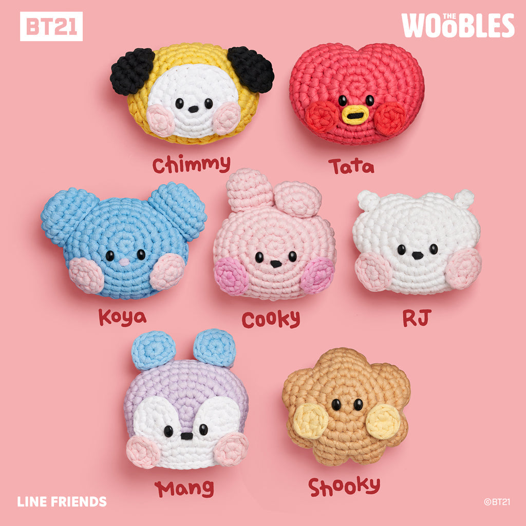 BT21 minini Donut Blind Bag Crochet Kit - Cute Gift Pick