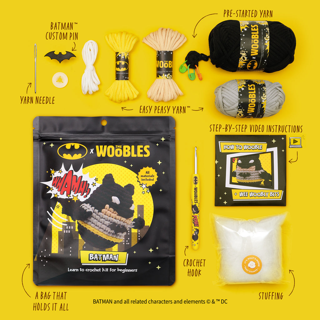 Batman™ Crochet Kit - Crochet for Beginners