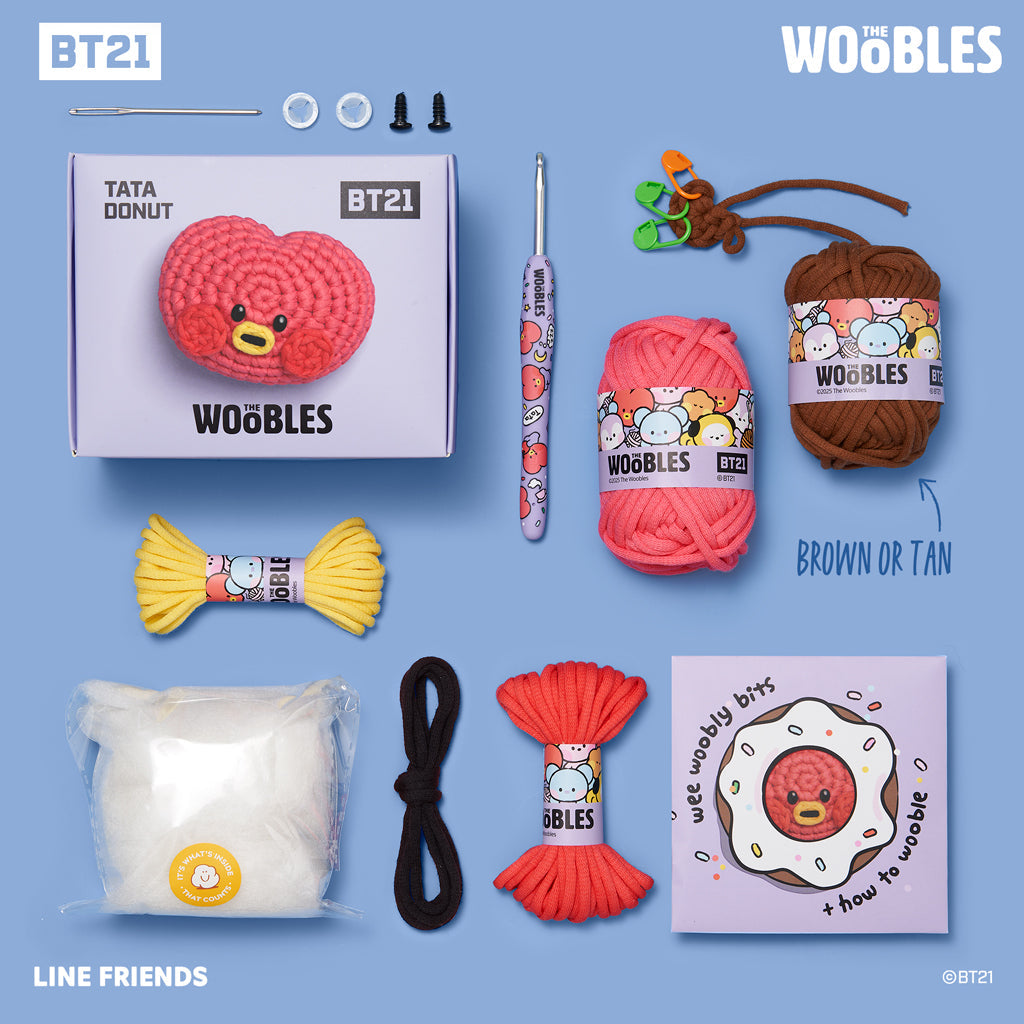 BT21 minini Donut Collector’s Box - The Cute Crochet Kit