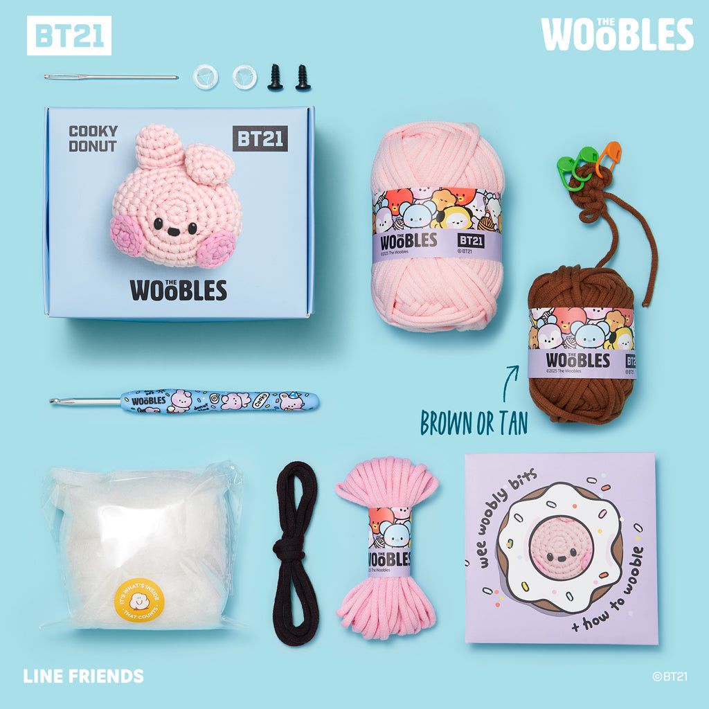 BT21 minini Donut Collector’s Box - The Cute Crochet Kit