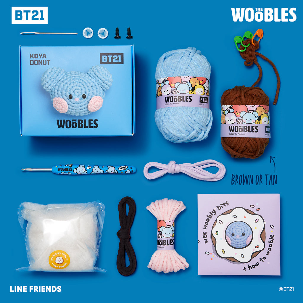 BT21 minini Donut Collector’s Box - The Cute Crochet Kit