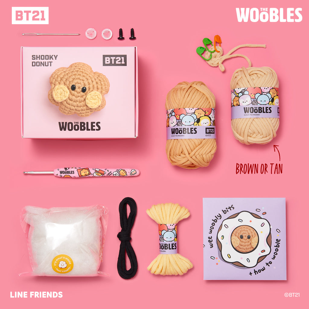 BT21 minini Donut Collector’s Box - The Cute Crochet Kit