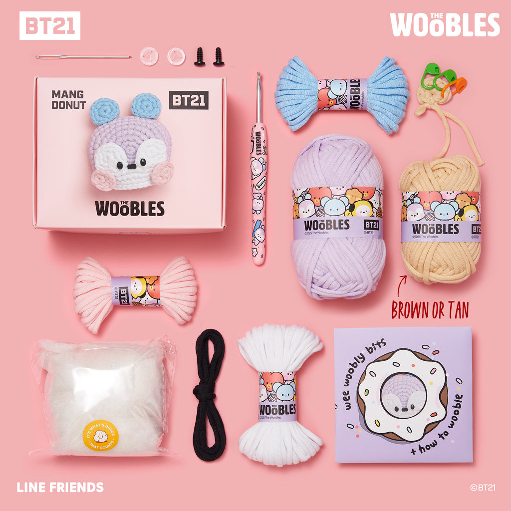 BT21 minini Donut Collector’s Box - The Cute Crochet Kit