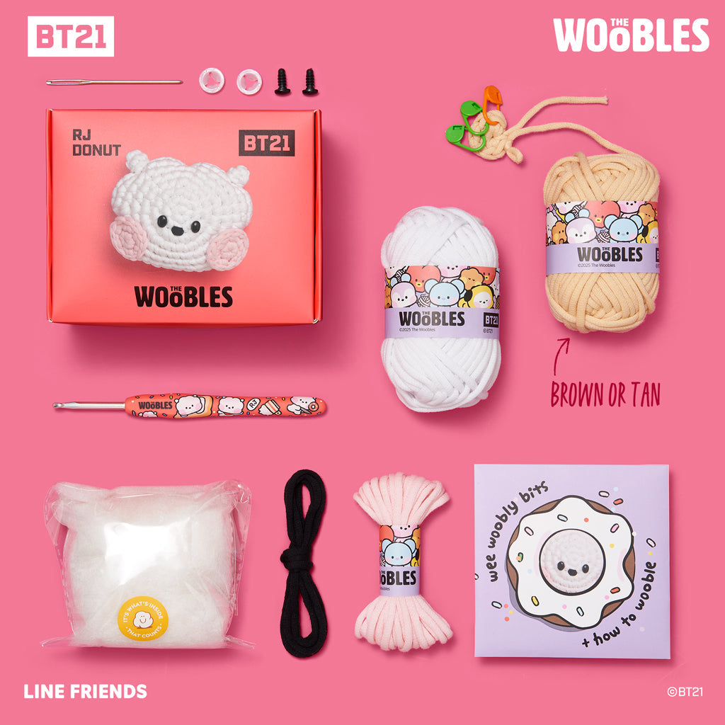 BT21 minini Donut Collector’s Box - The Cute Crochet Kit