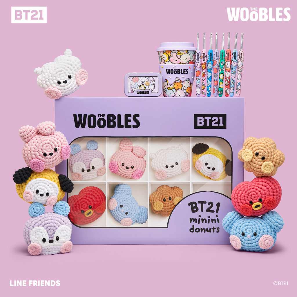 BT21 minini Donut Collector’s Box - The Cute Crochet Kit
