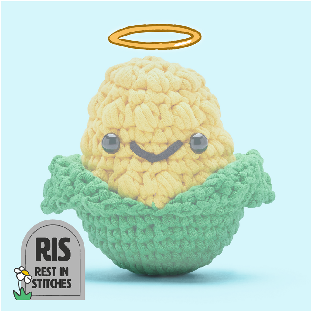 Ernie the Corn Crochet Kit - Craft Something Fun