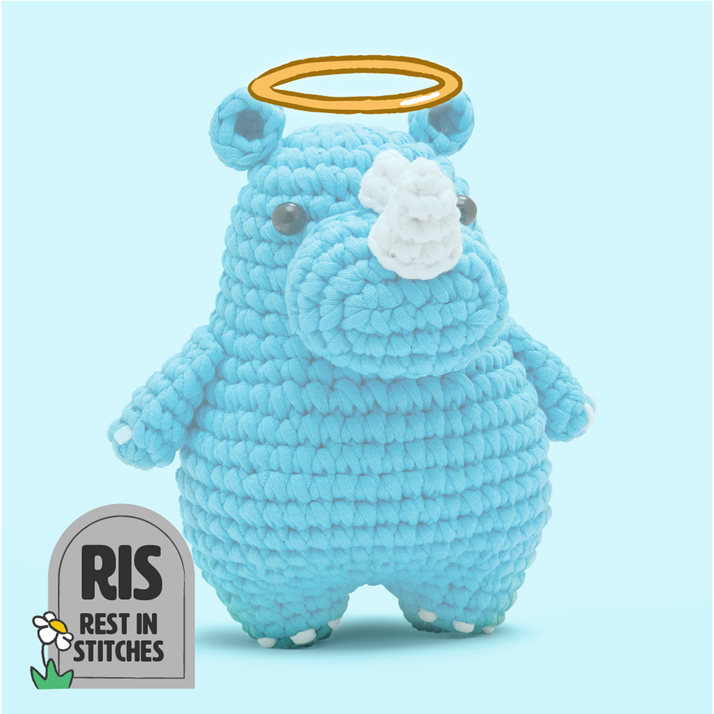 Willis the Rhino Crochet Kit - Make Cute Things