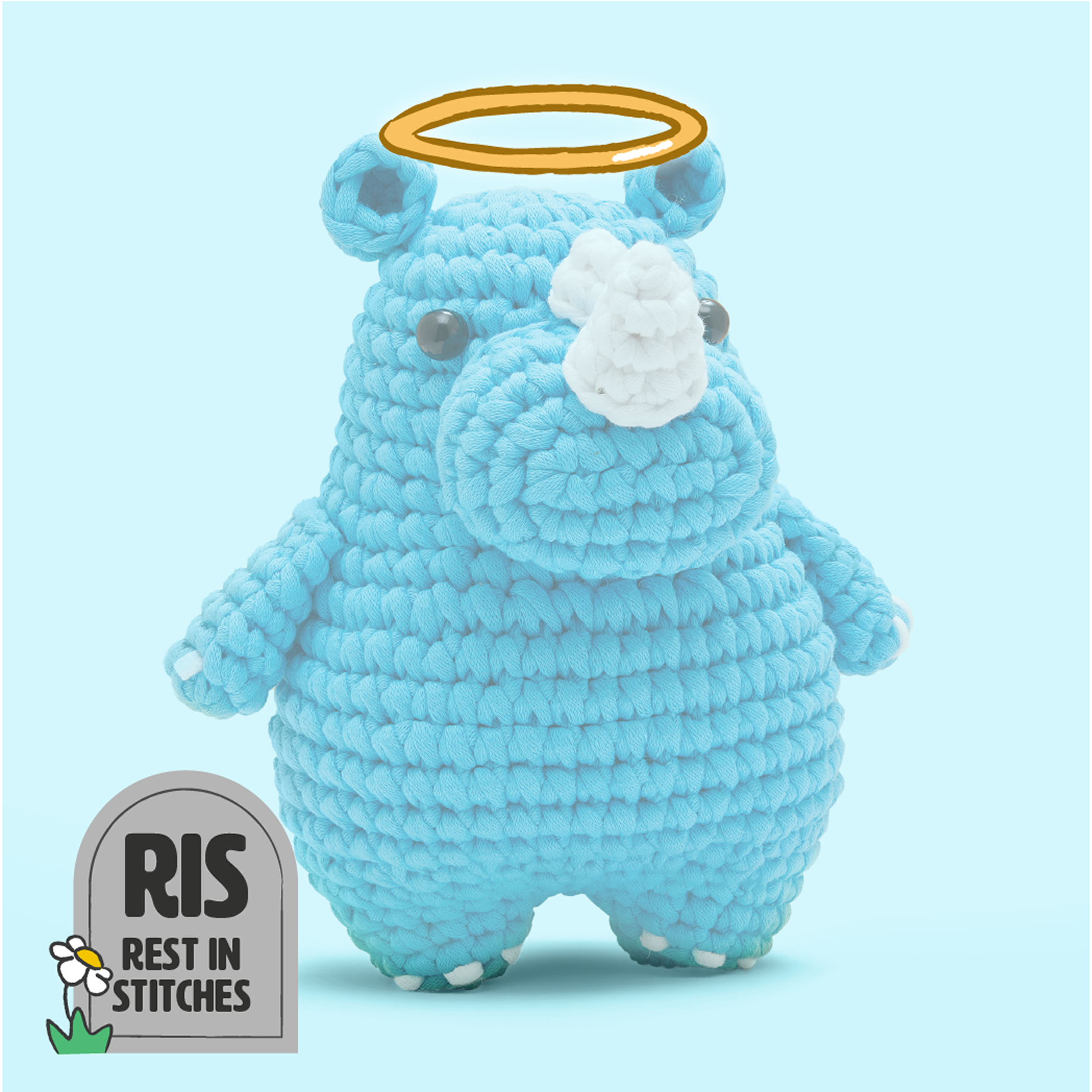 Willis the Rhino Crochet Kit - Make Cute Things